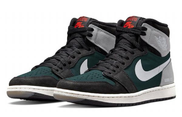 Nike Air Jordan 1 High Tops Element Gore-tex Retro Basketball Shoes Herre Svarte Grå
