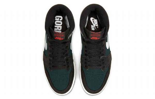 Nike Air Jordan 1 High Tops Element Gore-tex Retro Basketball Shoes Herre Svarte Grå