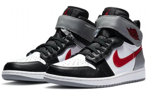 Nike Air Jordan 1 High Tops Flyease Retro Basketball Shoes Herre Grå