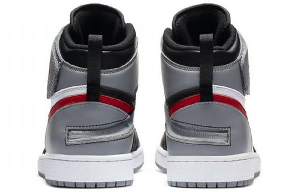 Nike Air Jordan 1 High Tops Flyease Retro Basketball Shoes Herre Grå
