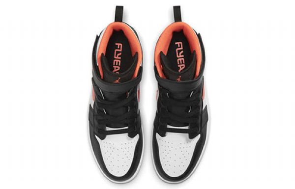 Nike Air Jordan 1 High Tops Flyease Retro Basketball Shoes Herre Oransje