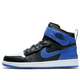 Nike Air Jordan 1 High Tops Flyease Retro Basketball Shoes Herre Svarte
