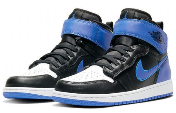 Nike Air Jordan 1 High Tops Flyease Retro Basketball Shoes Herre Svarte