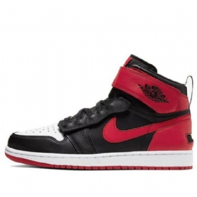 Nike Air Jordan 1 High Tops Flyease Retro Basketball Shoes Herre Svarte