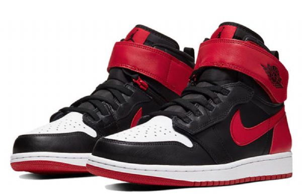 Nike Air Jordan 1 High Tops Flyease Retro Basketball Shoes Herre Svarte
