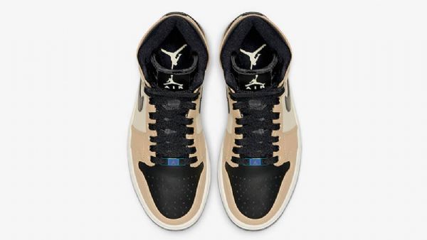 Nike Air Jordan 1 High Tops Mushroom Sko Herre Brune Svarte