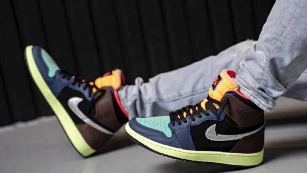 Nike Air Jordan 1 High Tops Og Bio Hack Sko Dame Multicolor