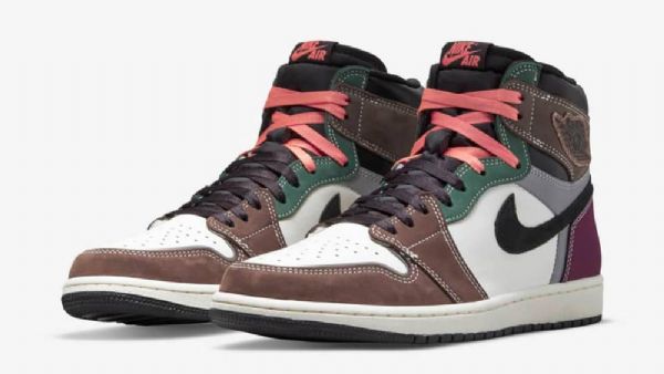 Nike Air Jordan 1 High Tops Og Hand Crafted Sko Herre Multicolor