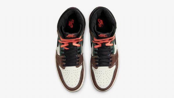 Nike Air Jordan 1 High Tops Og Hand Crafted Sko Herre Multicolor