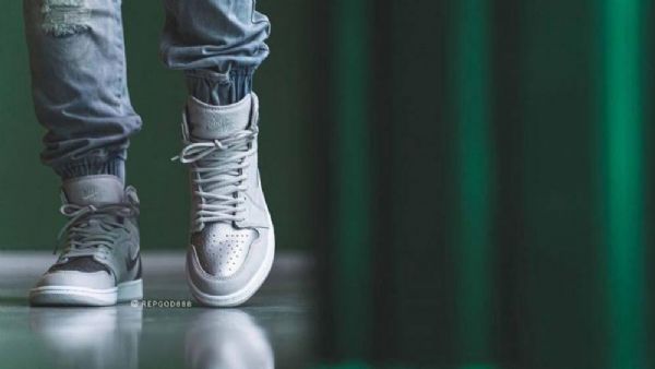 Nike Air Jordan 1 High Tops Og Japan Sko Dame Grå