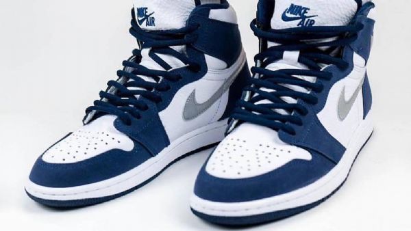 Nike Air Jordan 1 High Tops Og Japan Sko Dame Marineblå