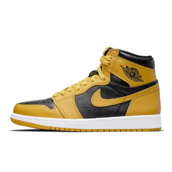 Nike Air Jordan 1 High Tops Og Pollen Sko Dame Gul