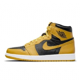 Nike Air Jordan 1 High Tops Og Pollen Sko Dame Gul