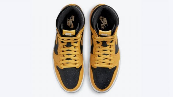 Nike Air Jordan 1 High Tops Og Pollen Sko Dame Gul