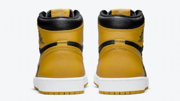 Nike Air Jordan 1 High Tops Og Pollen Sko Dame Gul