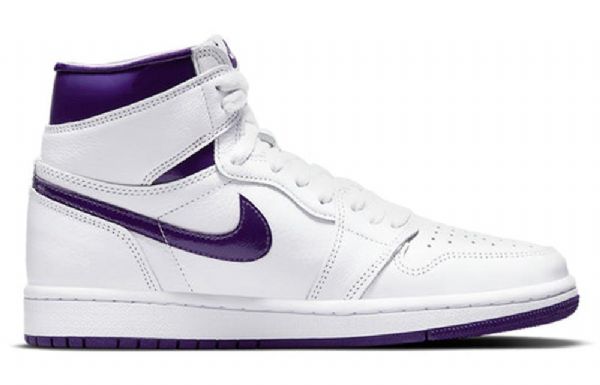 Nike Air Jordan 1 High Tops Og Retro Basketball Shoes Dame Lilla