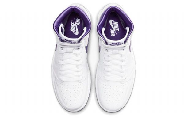 Nike Air Jordan 1 High Tops Og Retro Basketball Shoes Dame Lilla