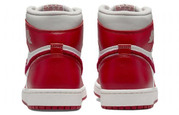 Nike Air Jordan 1 High Tops Og Retro Basketball Shoes Dame Rød Hvite