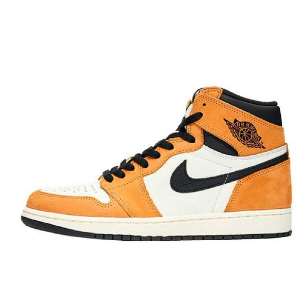 Nike Air Jordan 1 High Tops Og Rookie Of The Year Sko Herre Gul Hvite