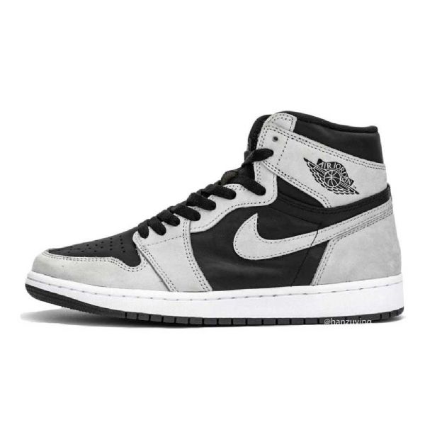 Nike Air Jordan 1 High Tops Og Shadow 2.0 Sko Dame Grå Svarte