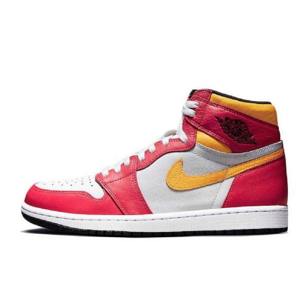 Nike Air Jordan 1 High Tops Og Sko Dame Lyse Rød