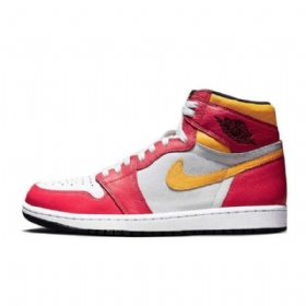 Nike Air Jordan 1 High Tops Og Sko Dame Lyse Rød