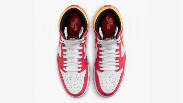 Nike Air Jordan 1 High Tops Og Sko Dame Lyse Rød
