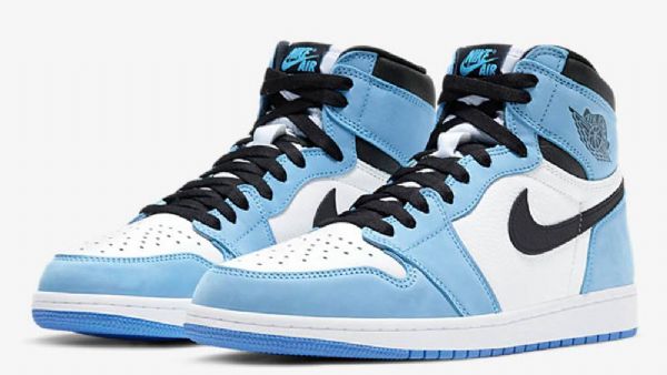 Nike Air Jordan 1 High Tops Og Sko Herre Blå