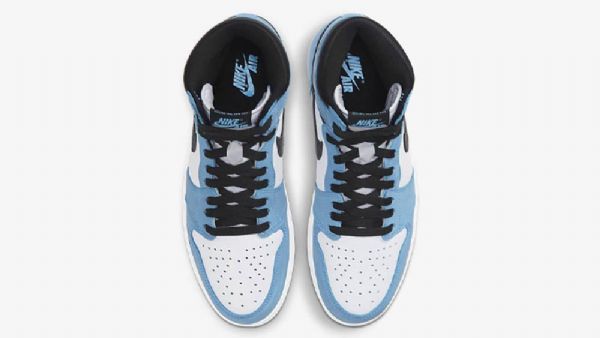 Nike Air Jordan 1 High Tops Og Sko Herre Blå