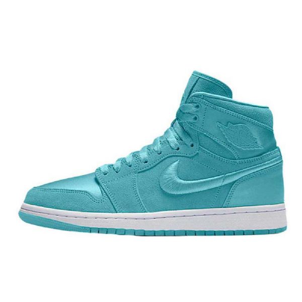 Nike Air Jordan 1 High Tops Pastel Pack Aqua Sko Herre Turkis