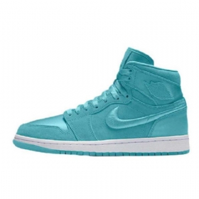 Nike Air Jordan 1 High Tops Pastel Pack Aqua Sko Herre Turkis