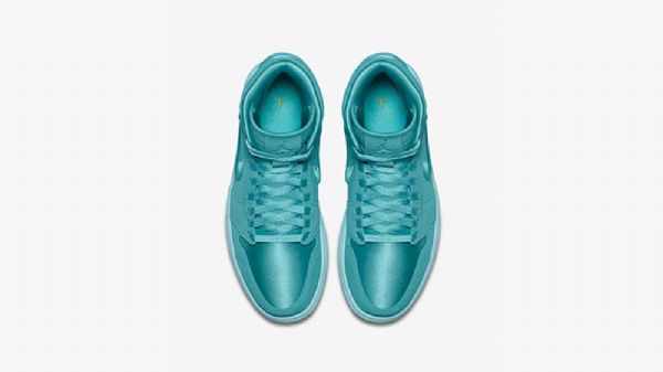 Nike Air Jordan 1 High Tops Pastel Pack Aqua Sko Herre Turkis