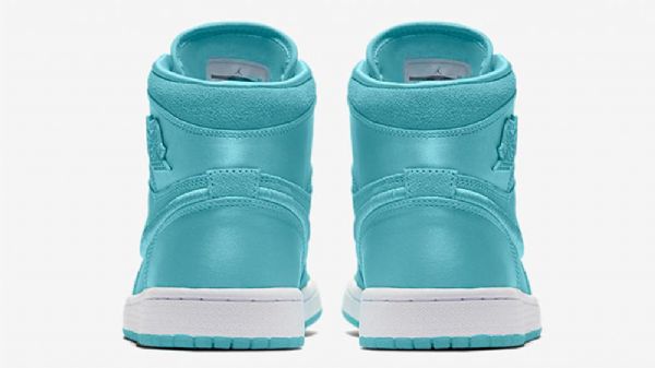 Nike Air Jordan 1 High Tops Pastel Pack Aqua Sko Herre Turkis