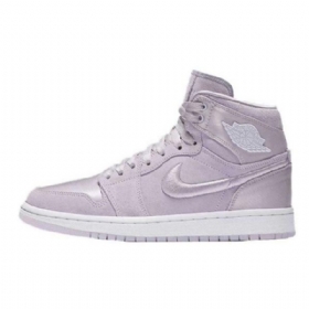 Nike Air Jordan 1 High Tops Pastel Pack Grape Sko Herre Lilla