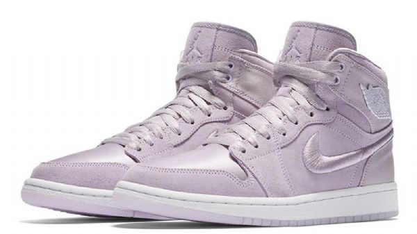 Nike Air Jordan 1 High Tops Pastel Pack Grape Sko Herre Lilla