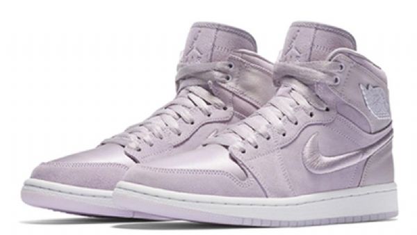 Nike Air Jordan 1 High Tops Pastel Pack Grape Sko Herre Lilla