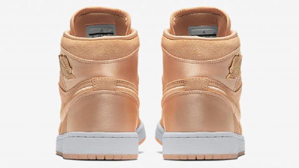 Nike Air Jordan 1 High Tops Pastel Pack Peach Sko Herre Brune