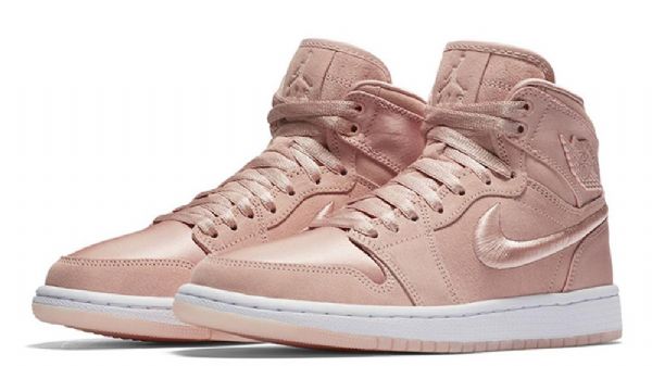 Nike Air Jordan 1 High Tops Pastel Pack Sunset Tint Sko Herre Korall