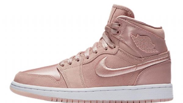 Nike Air Jordan 1 High Tops Pastel Pack Sunset Tint Sko Herre Korall