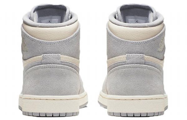 Nike Air Jordan 1 High Tops Premium Retro Basketball Shoes Dame Grå