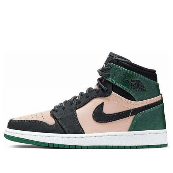 Nike Air Jordan 1 High Tops Premium Retro Basketball Shoes Dame Grønn