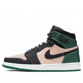 Nike Air Jordan 1 High Tops Premium Retro Basketball Shoes Dame Grønn