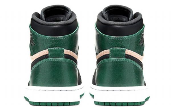 Nike Air Jordan 1 High Tops Premium Retro Basketball Shoes Dame Grønn