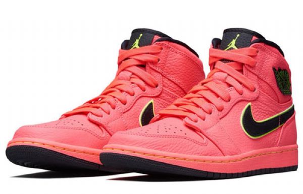 Nike Air Jordan 1 High Tops Premium Retro Basketball Shoes Dame Korall