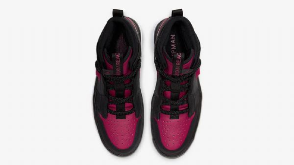 Nike Air Jordan 1 High Tops React Noble Sko Herre Svarte Rød