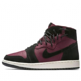 Nike Air Jordan 1 High Tops Rebel Xx Retro Basketball Shoes Dame Burgunder