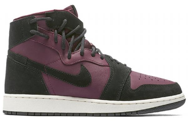 Nike Air Jordan 1 High Tops Rebel Xx Retro Basketball Shoes Dame Burgunder