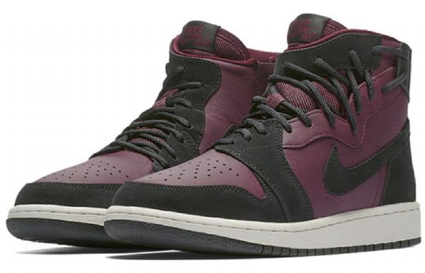 Nike Air Jordan 1 High Tops Rebel Xx Retro Basketball Shoes Dame Burgunder