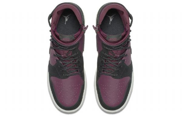 Nike Air Jordan 1 High Tops Rebel Xx Retro Basketball Shoes Dame Burgunder