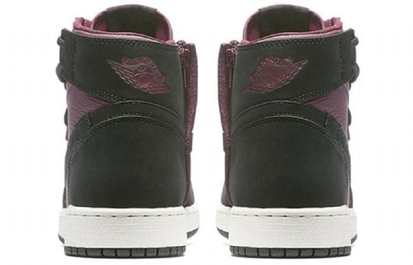 Nike Air Jordan 1 High Tops Rebel Xx Retro Basketball Shoes Dame Burgunder